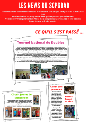 Newsletter SCPGBAD Mai 2024 1/3